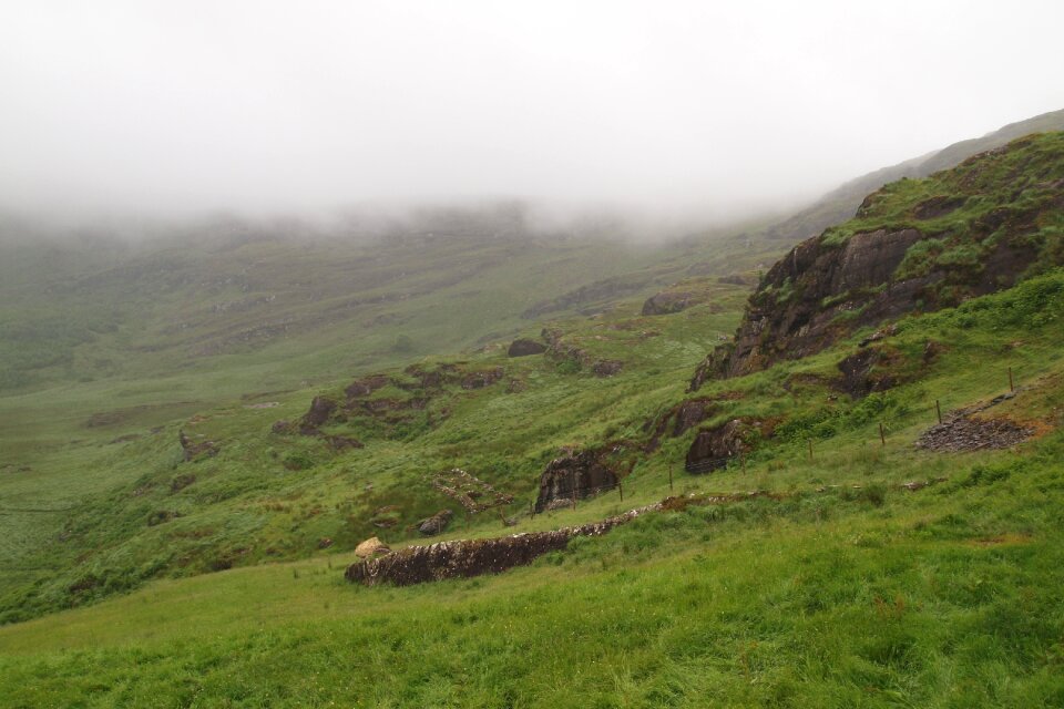 Nature landscape fog photo