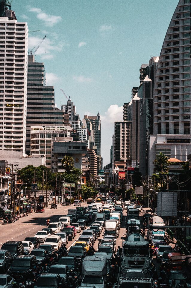Traffic thailand city