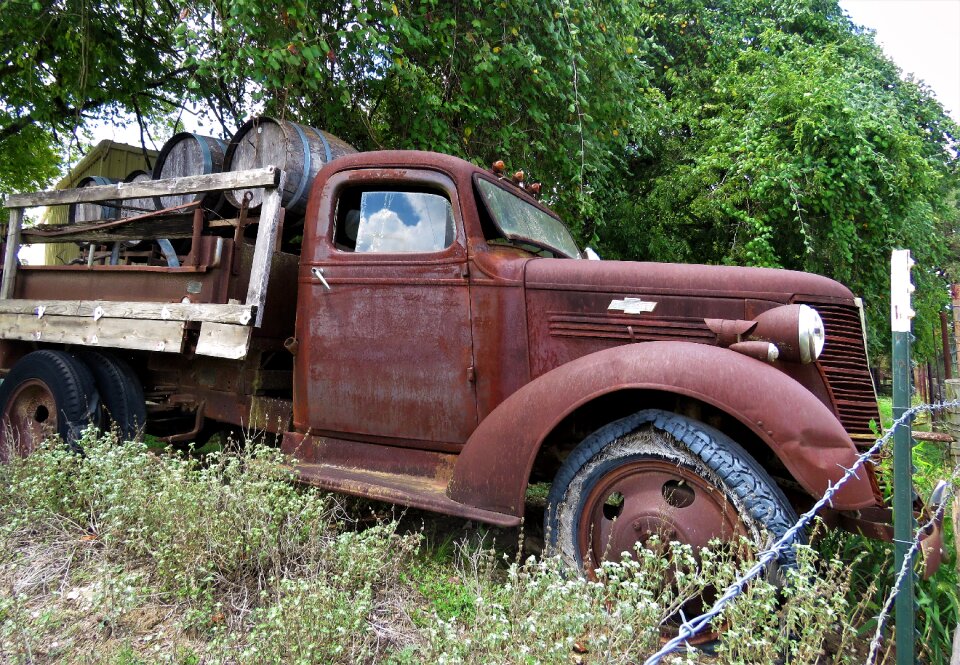 Abandoned farming hill country