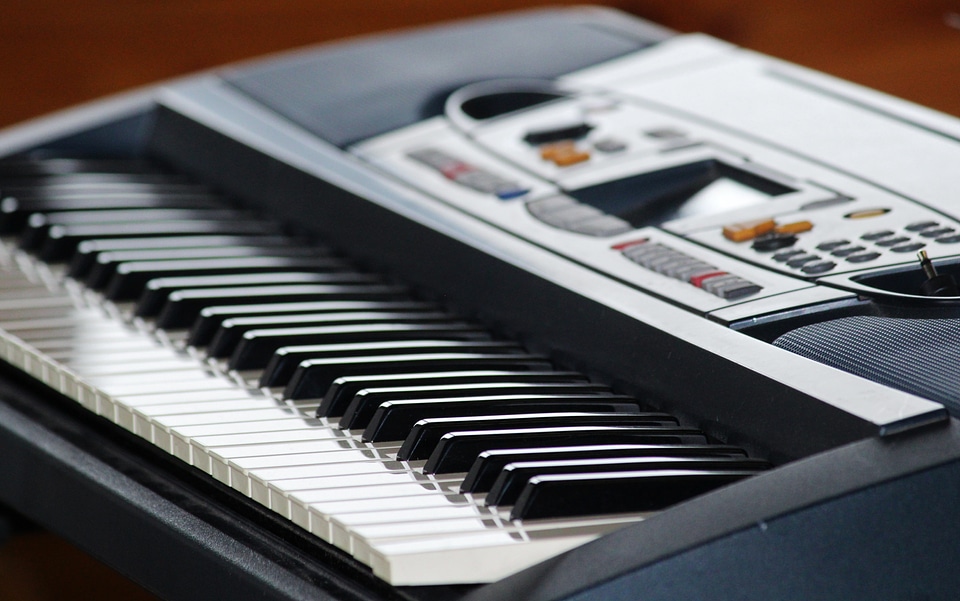 Piano keys black keys white keys