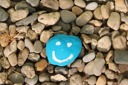 Stones smiley pebble