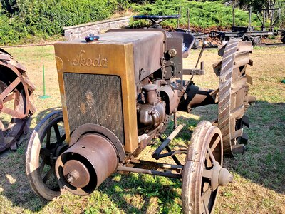 Machines agriculture history photo