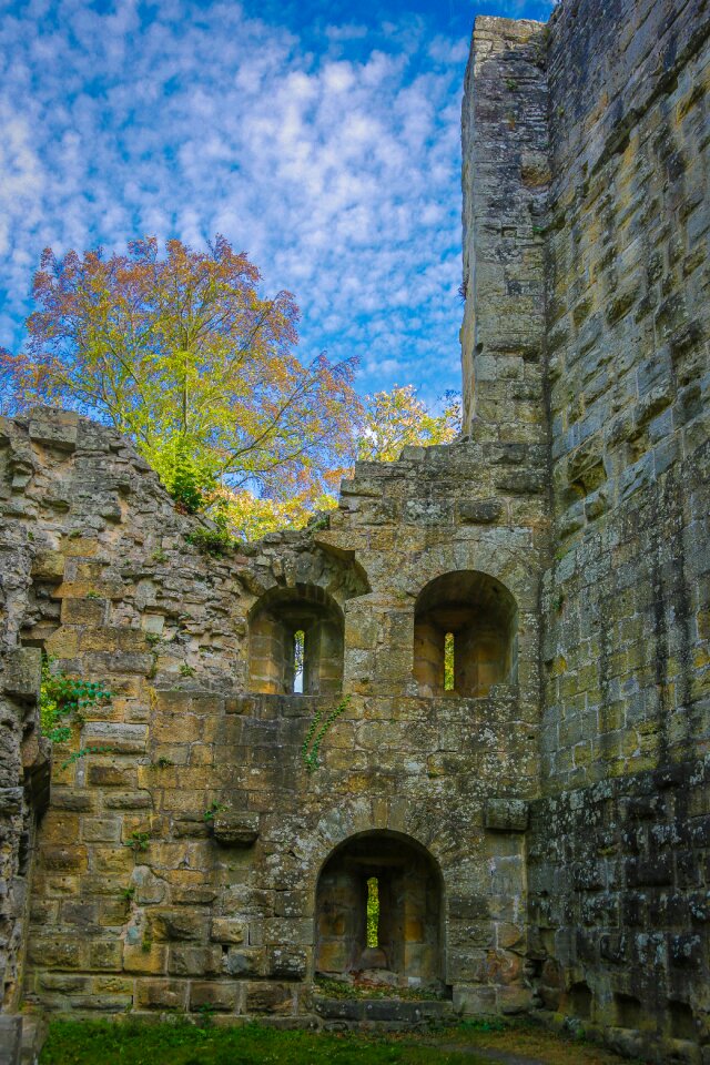 Ruin middle ages masonry