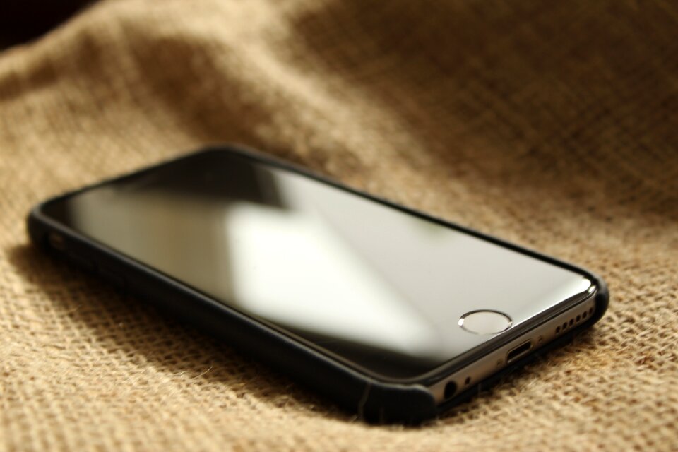 Iphone aardappelzak telephone