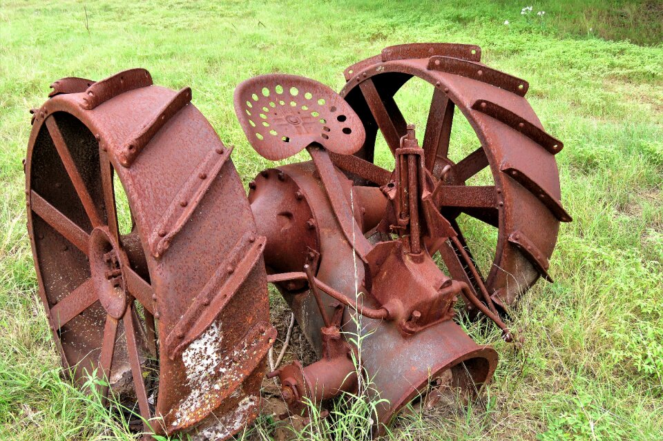 Metal wheels field
