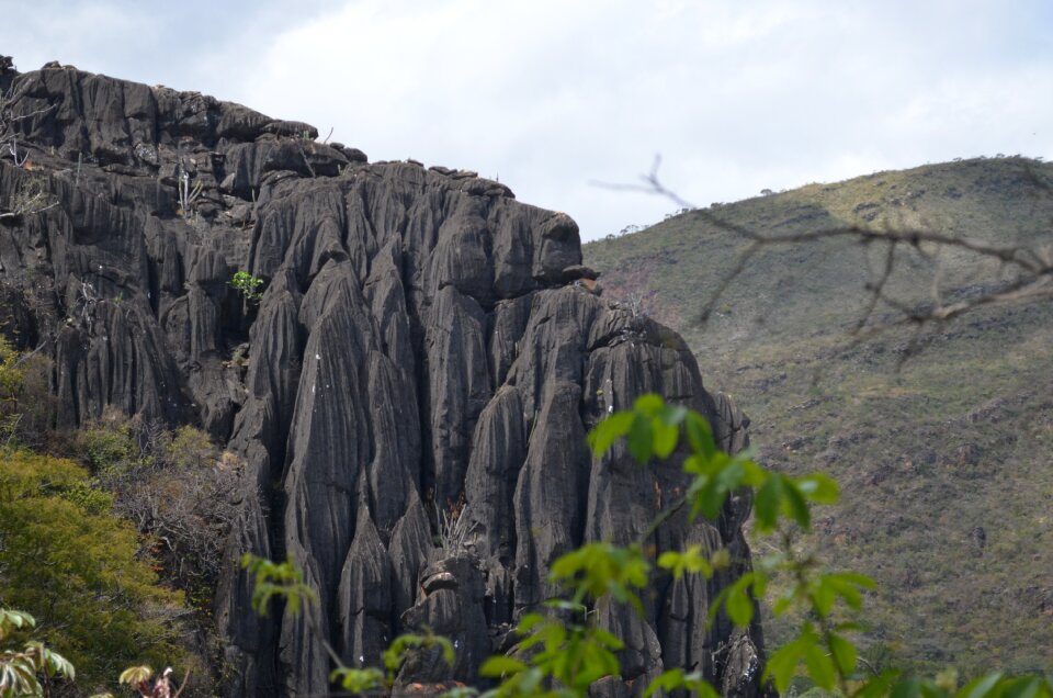 Climbing nature landscape