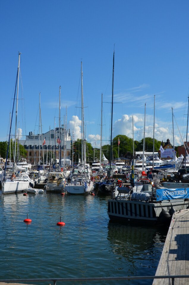 Visby port sailing