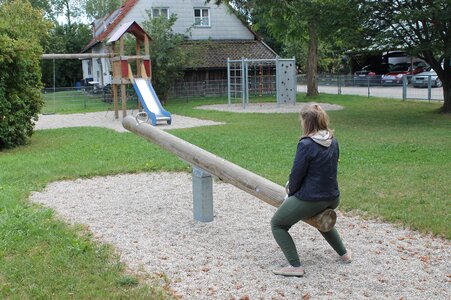 Children's playground game device swing device photo