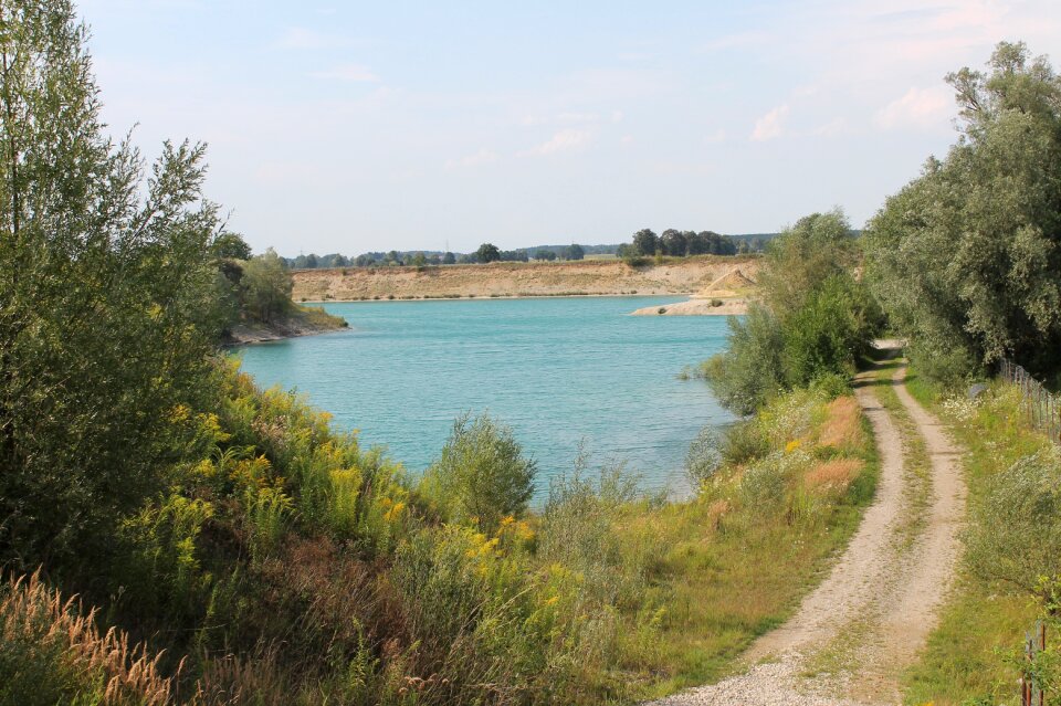Water summer landscape