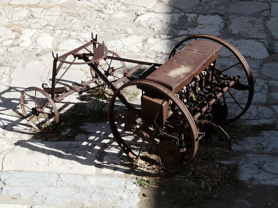 Metal agriculture antique
