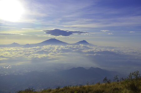 Elevation nature clouds