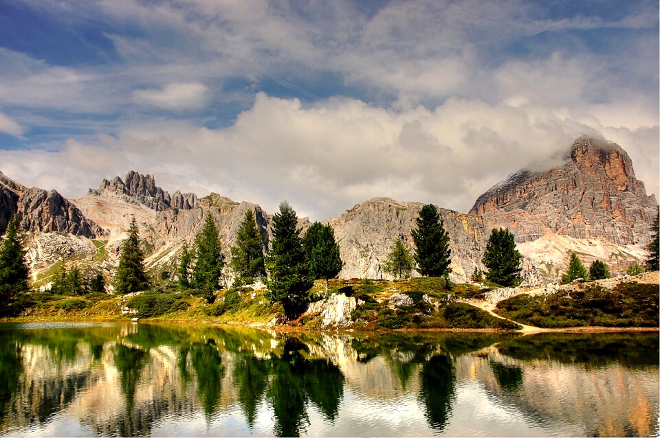 Mountains alpine landscape