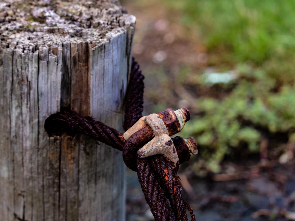 Rusted weathered metal