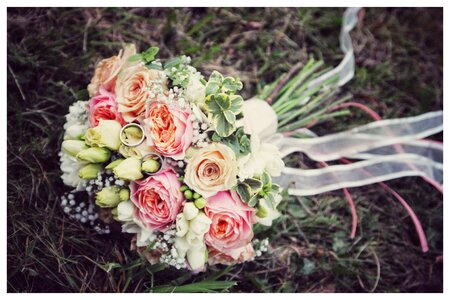 Wedding flowers bouquet photo