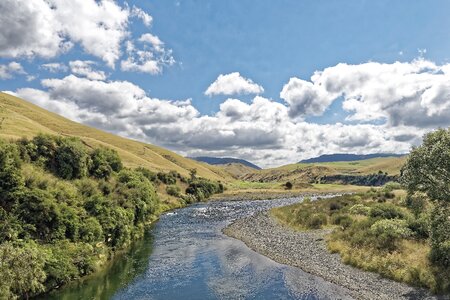Manawatu-wanganui region river landscape photo