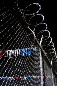 Border fence wall