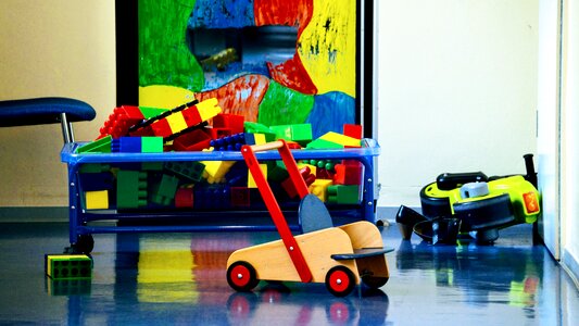 Building blocks play nursery school photo