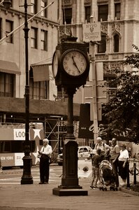 Retro brown clock