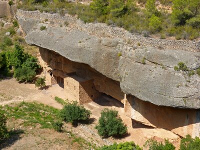 Landscape cave rock