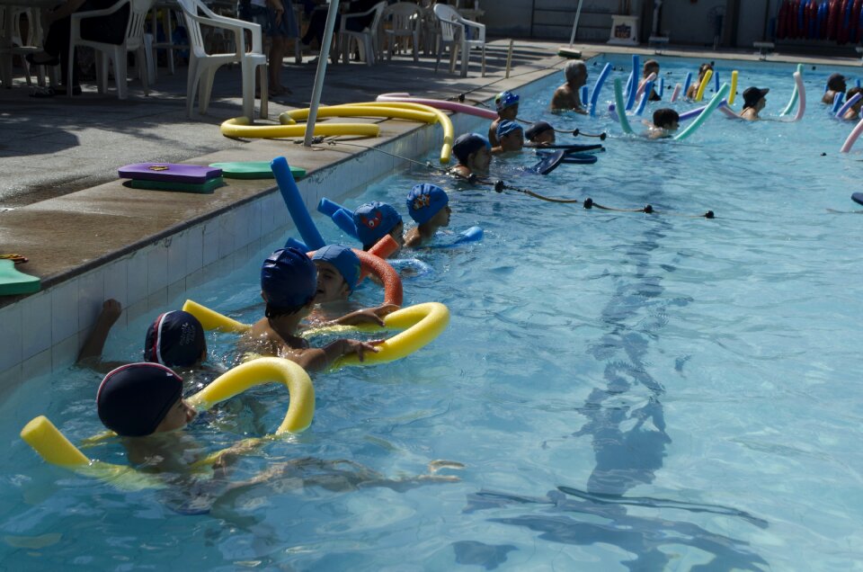 Pool childhood children photo