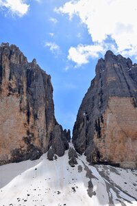 South tyrol hiking rock