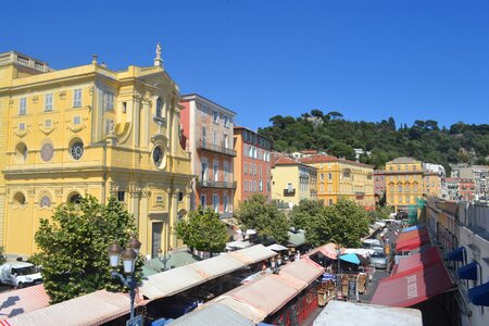 France sunshine landscape