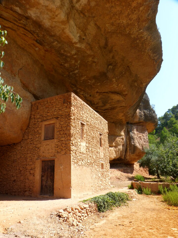 Landscape cave rock