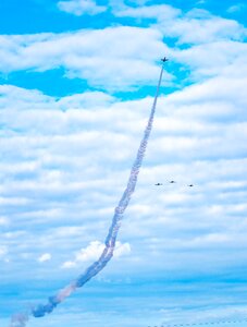 Formation aviation smoke
