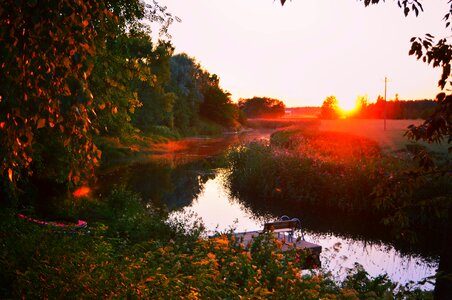 Fields countryside landscape