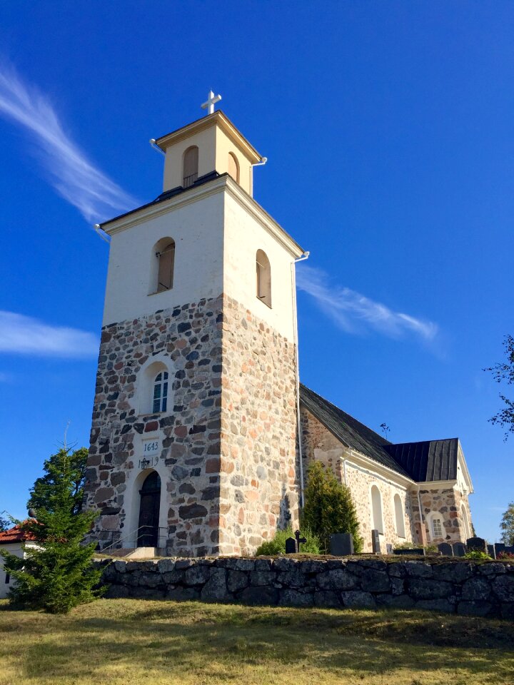 Stone church old finland