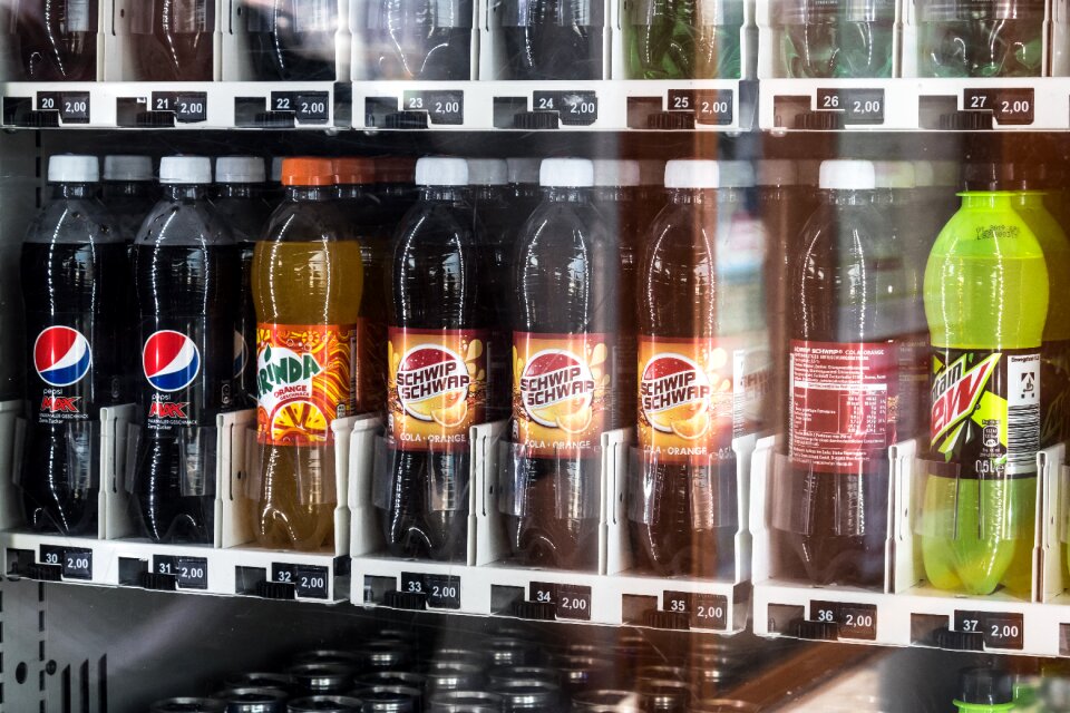 Beverage warehouse refrigerator drink