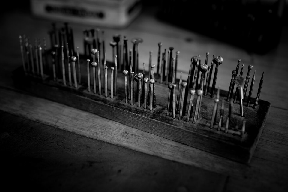 Black and white creativity artists