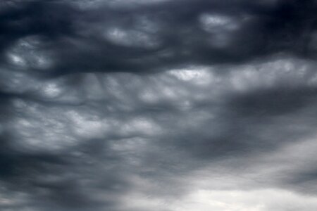 Thick atmospheric cloudscape photo