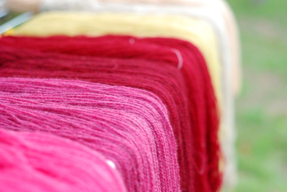 Knitting needlework k