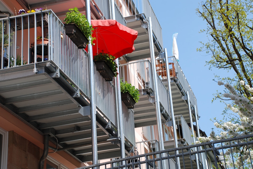 Parasol city summer photo