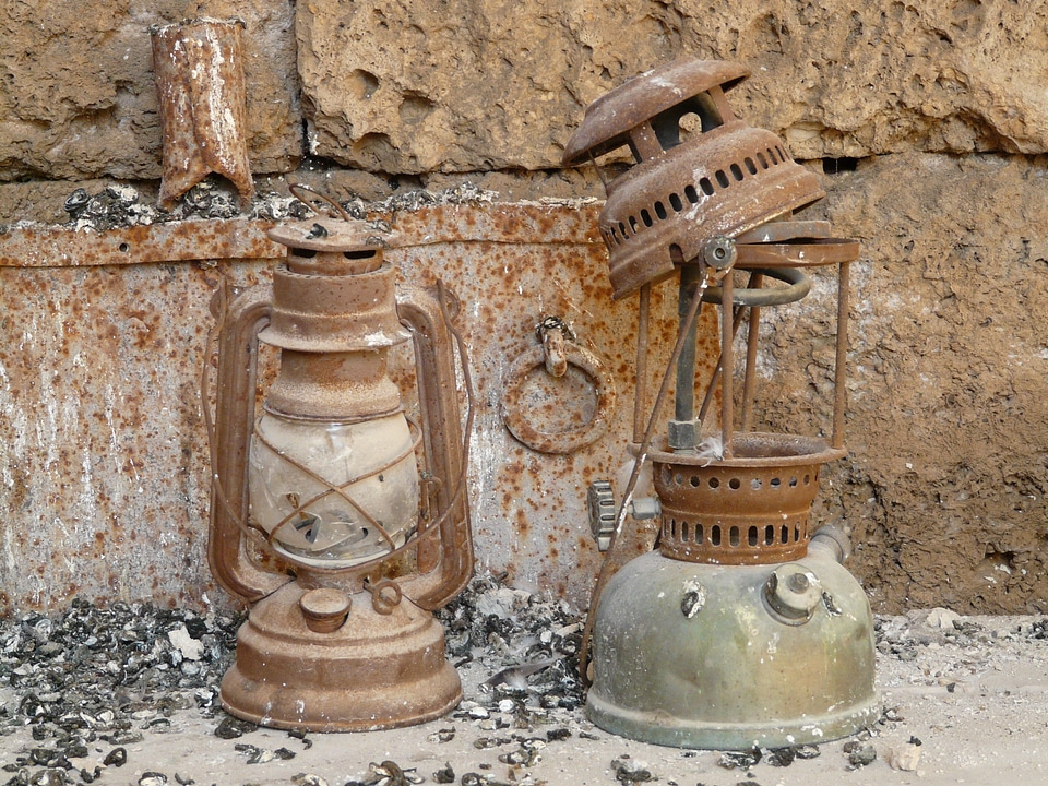 Ornate old rusted