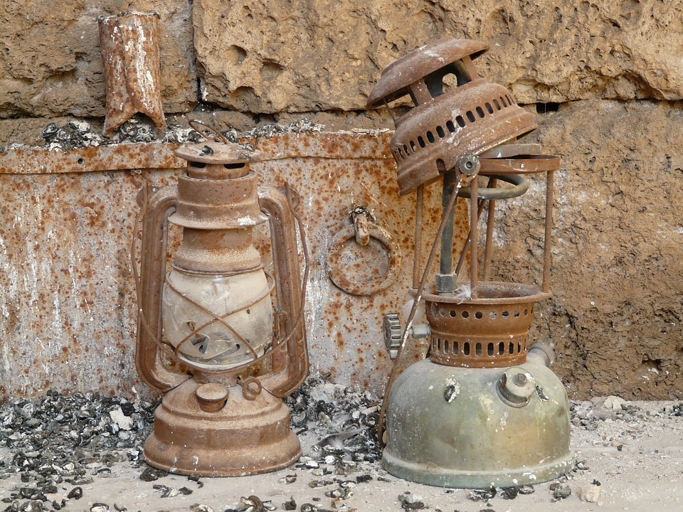 Ornate old rusted photo