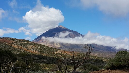 Mountain landscape sky