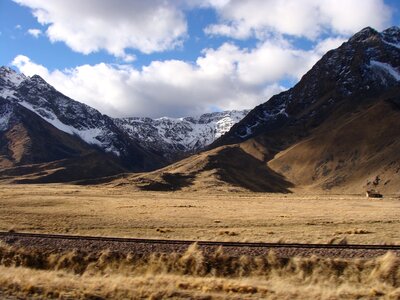 Landscape train nevado photo
