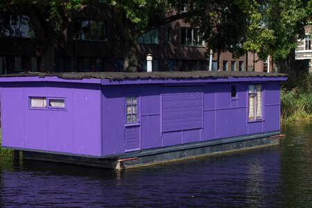 Boat water cityscape
