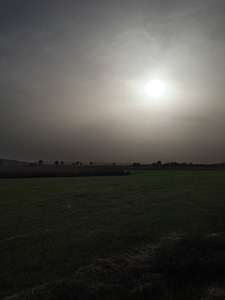 Sun diffuse landscape