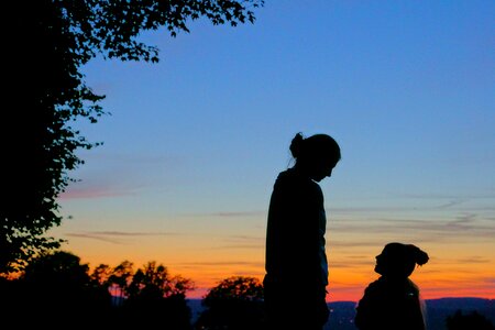 Abendstimmung silhouette atmospheric