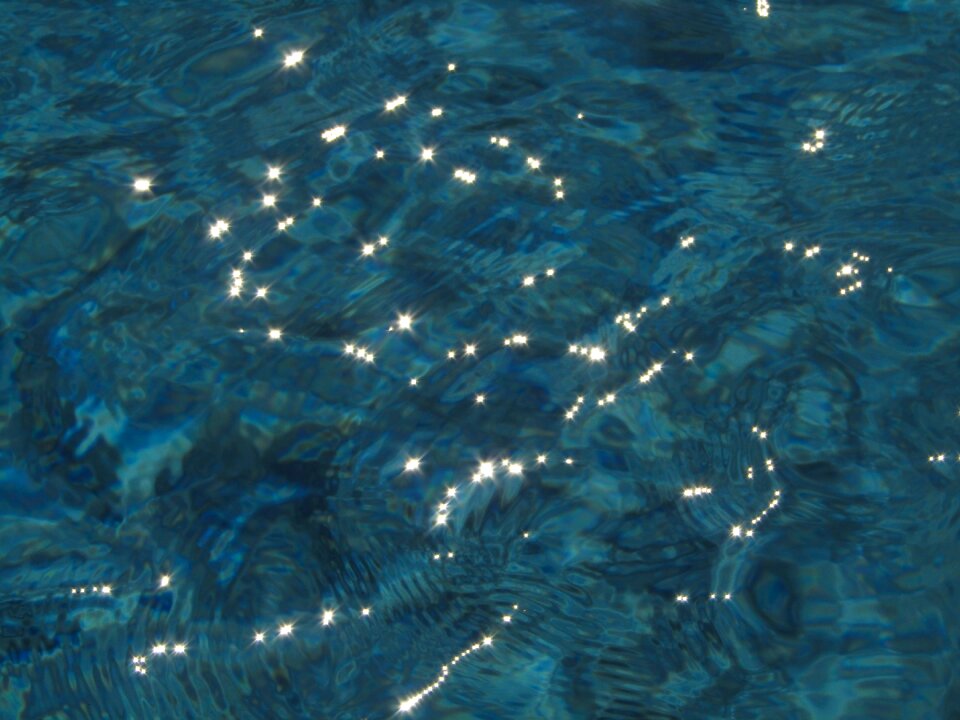 Swimming pool brilliant transparent