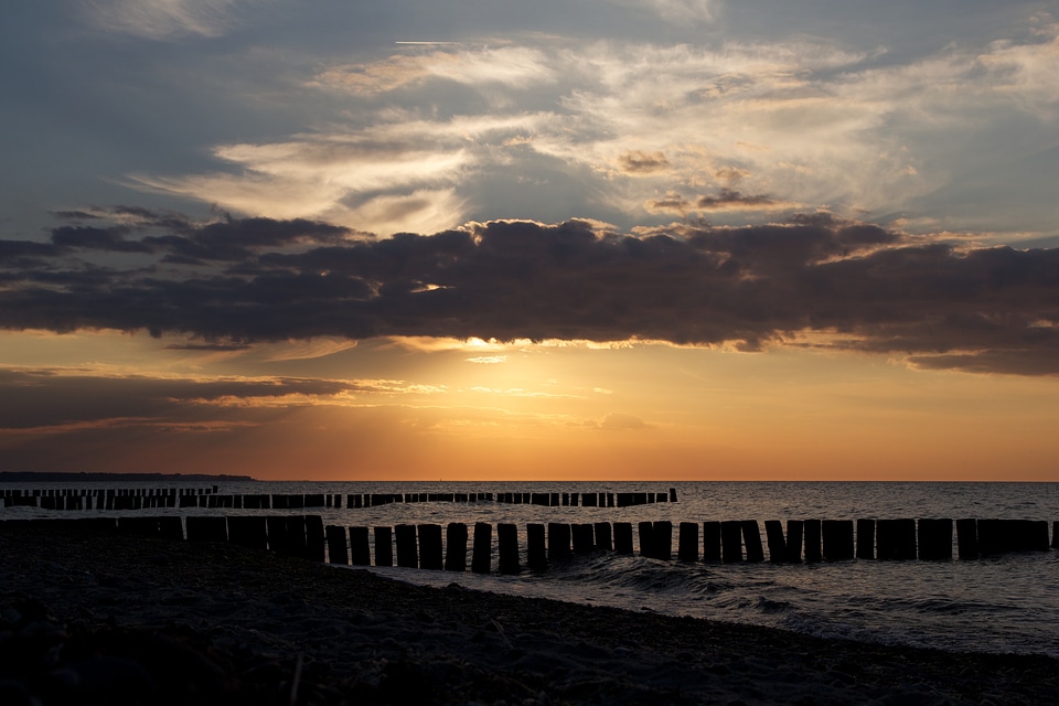 Coast beach sea