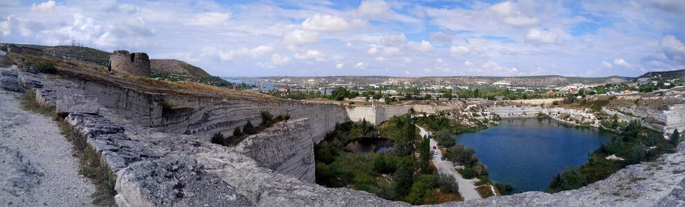 Panorama landscape sky