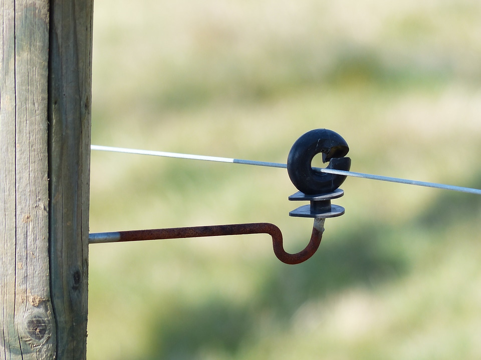 Post mount pasture fence