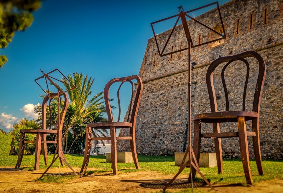 Summer tourism monument