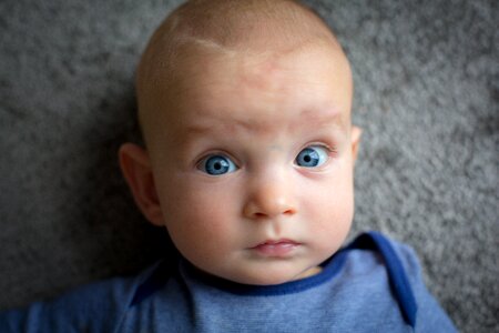 Cute infant portrait photo