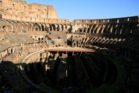 Colosseum italy ruin photo