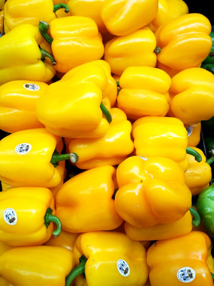 Vegetables pepper yellow